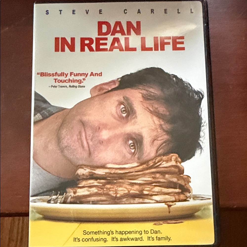Dan in Real Life DVD - Red and White Cover